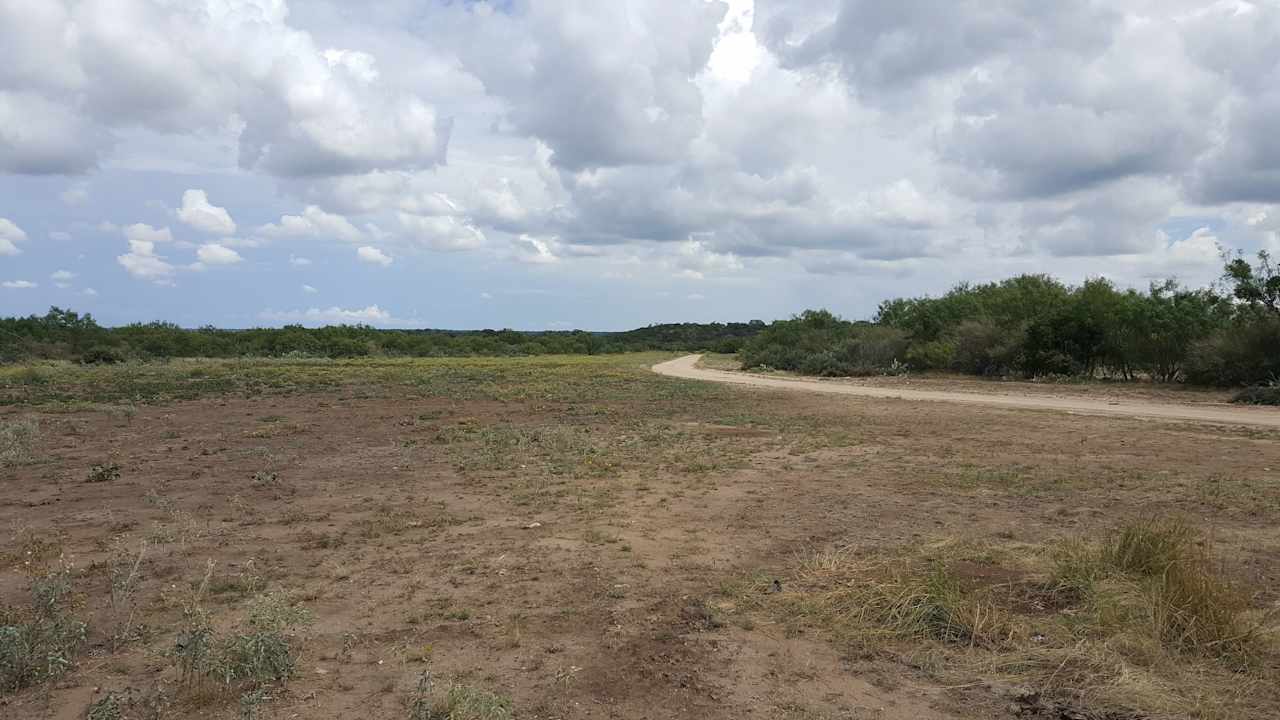 Nice roads into property and flat open space.