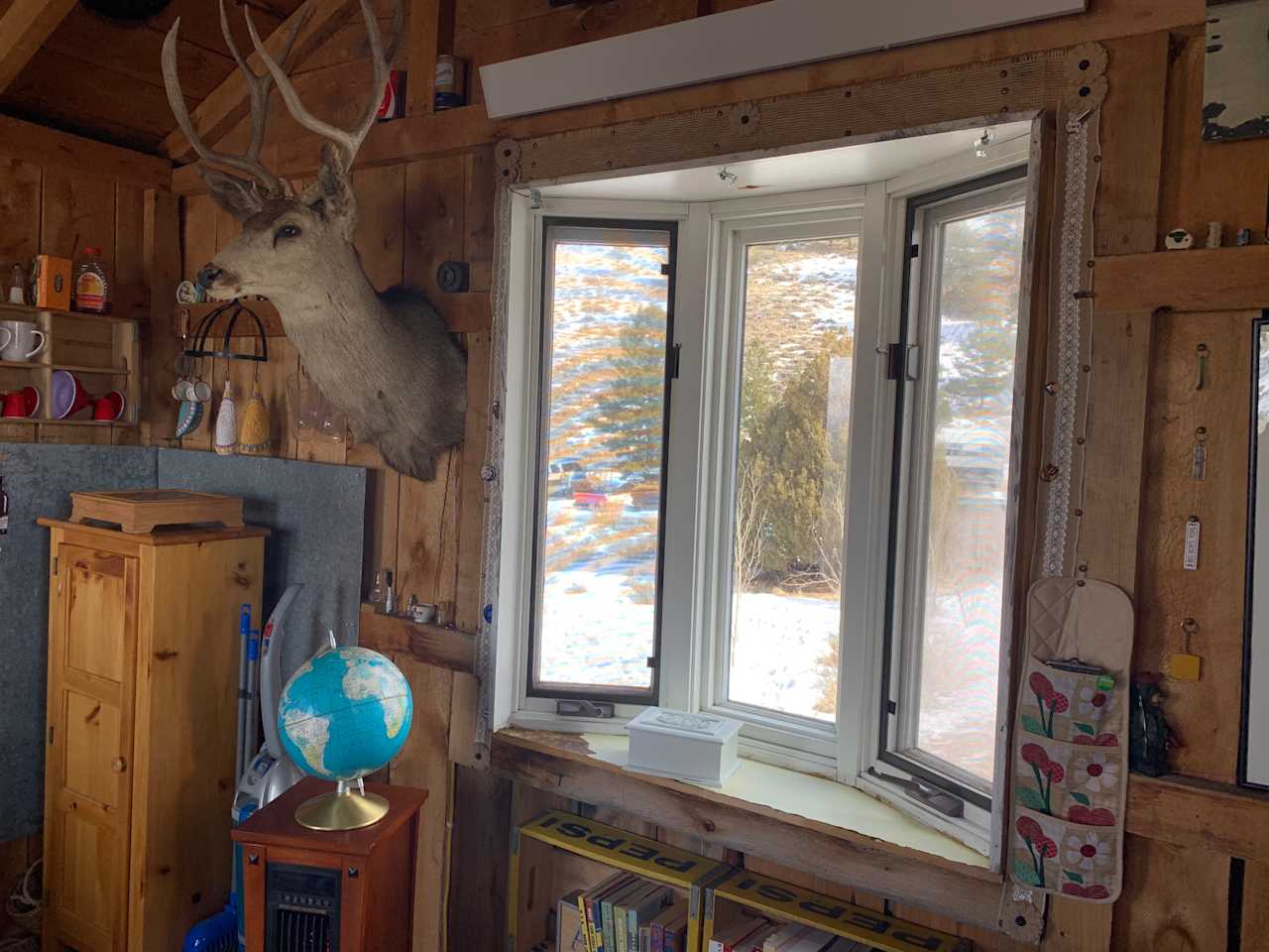 Inside the Little Cabin