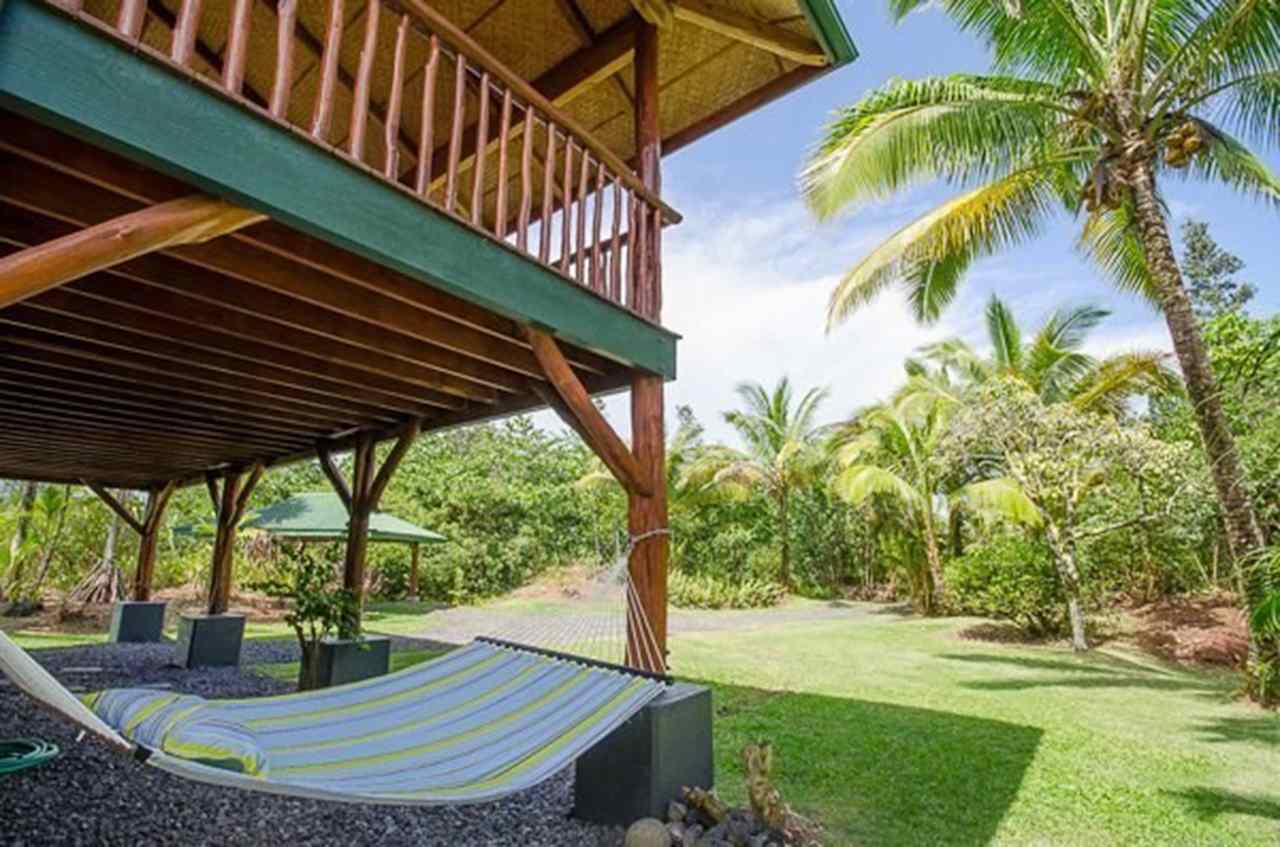 Hammocks to relax on the property.