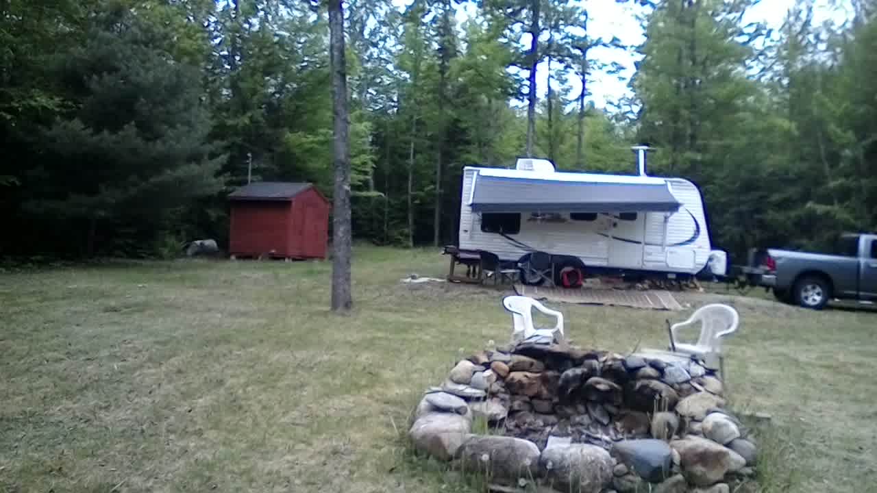 Site 1 drive  thru with power water and fire pit.