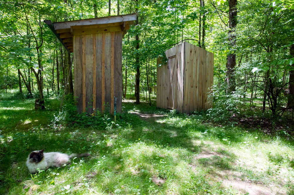 Outhouse and new shower house