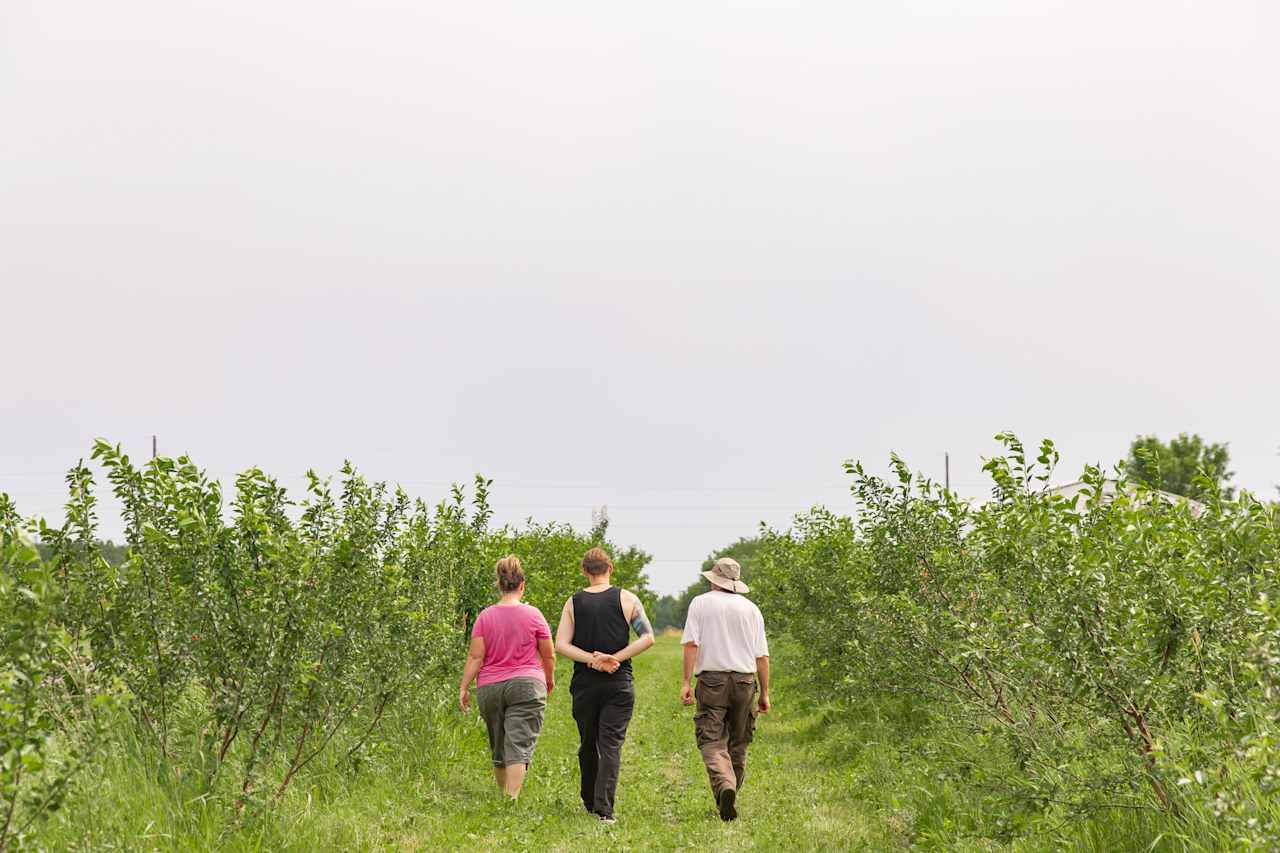 Dan and Dani gave us a tour of their property, we got to learn a lot about their unique growing techniques, which was a huge highlight of our stay :)