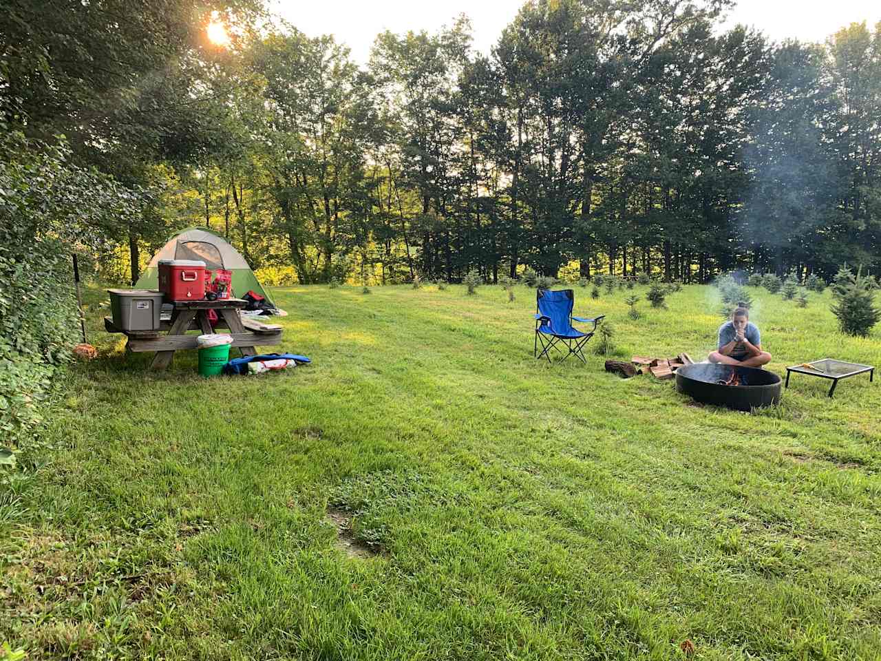 Camping at Heritage Farms