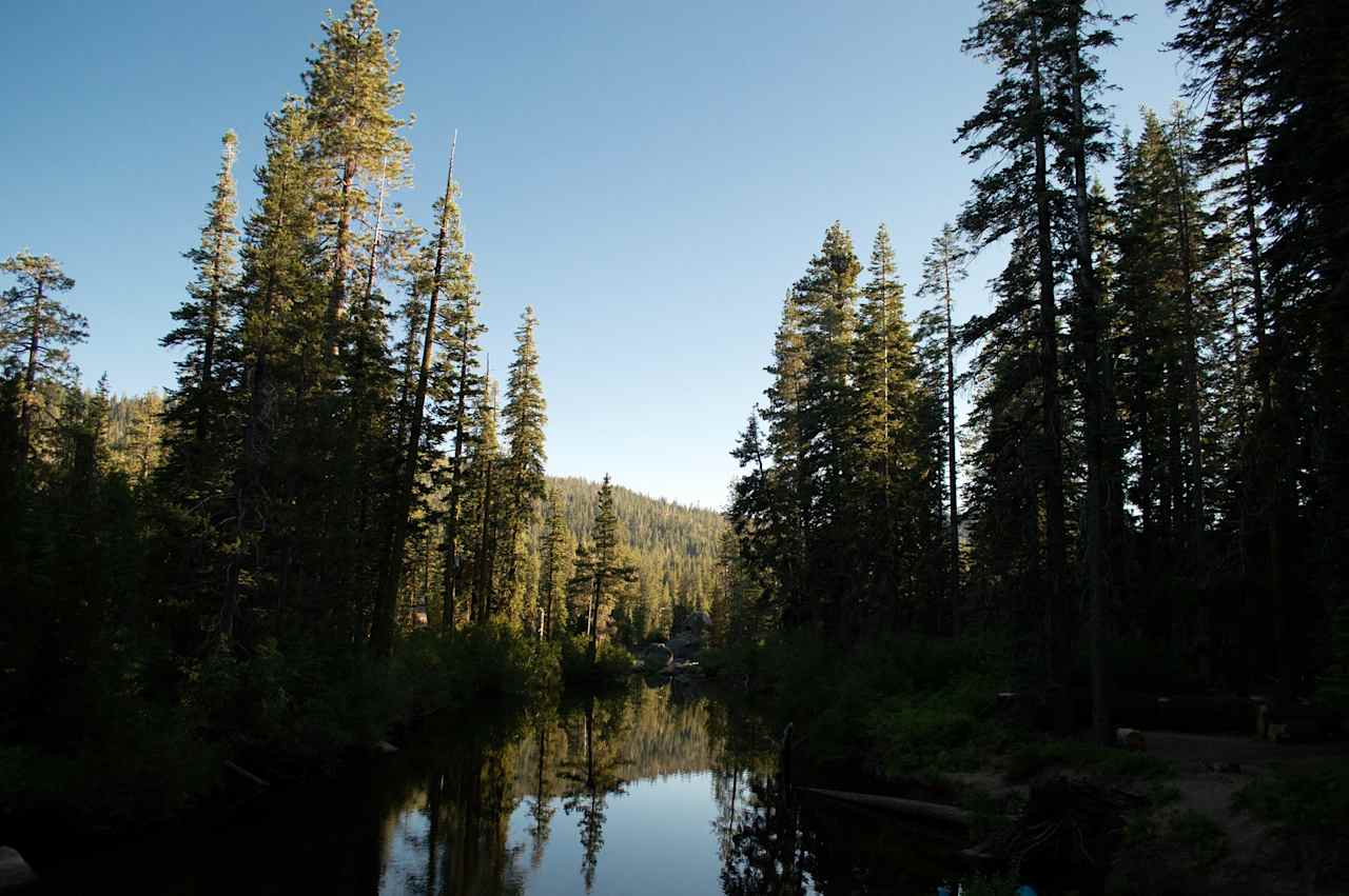 It's right on the Yuba River.