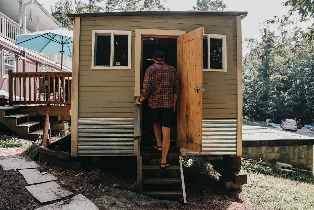 Tiny house/glamping site.