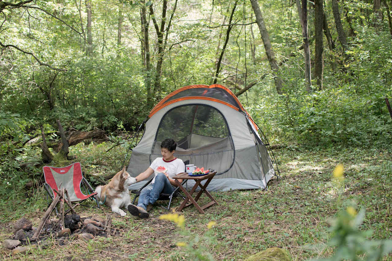 Perfect relaxing campsite