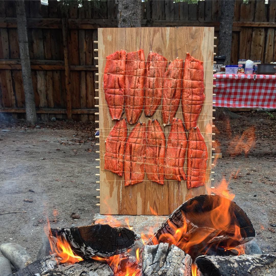 Salmon Grove Potluck. 