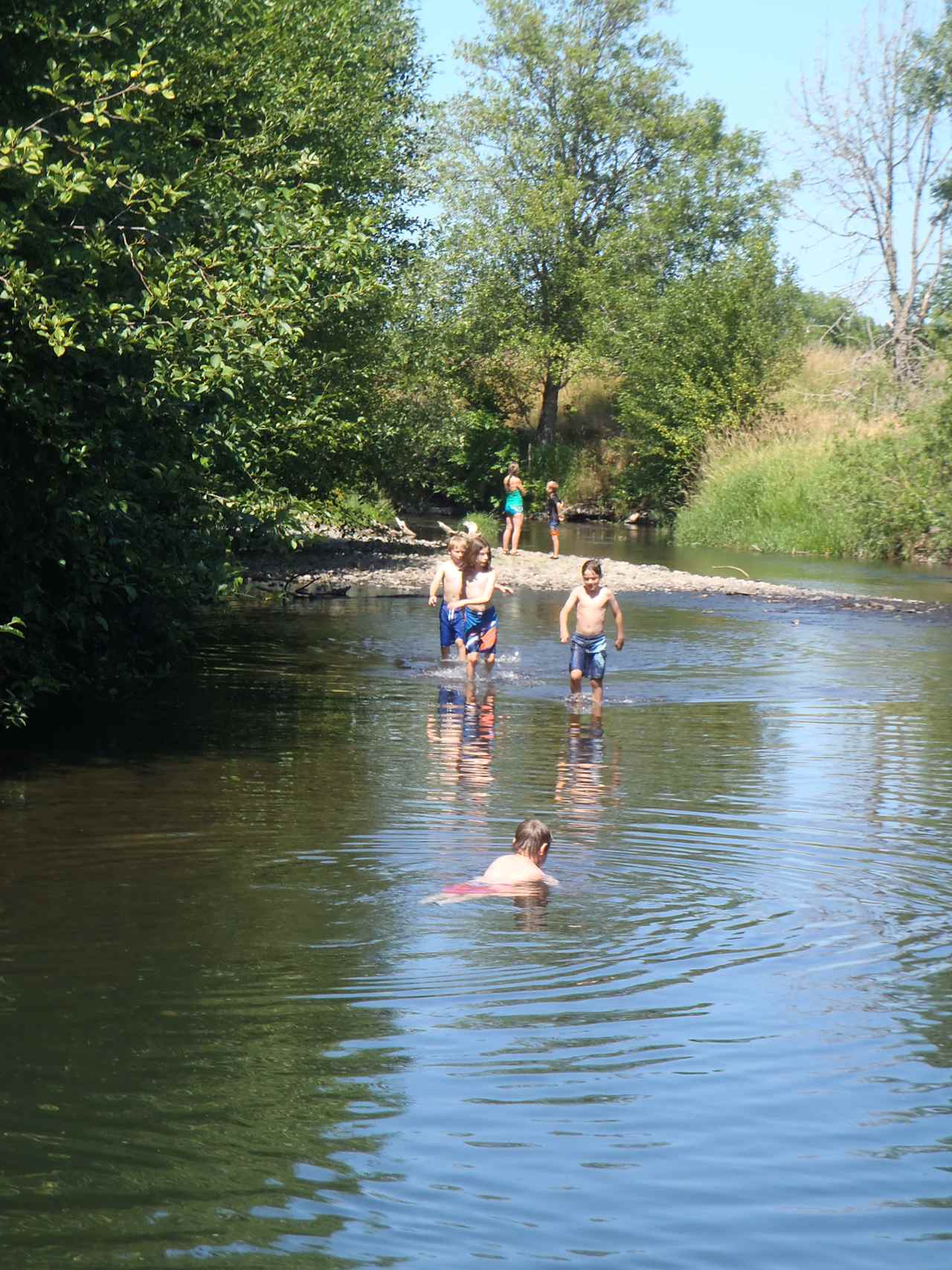 great swimming hole two miles down the road