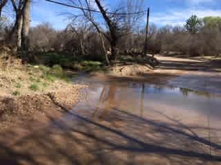 River flowing....