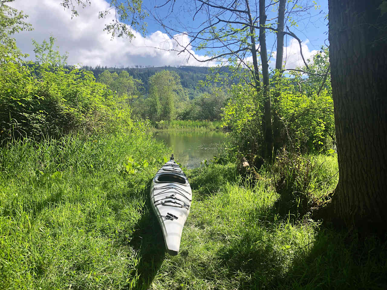 The kayak launch