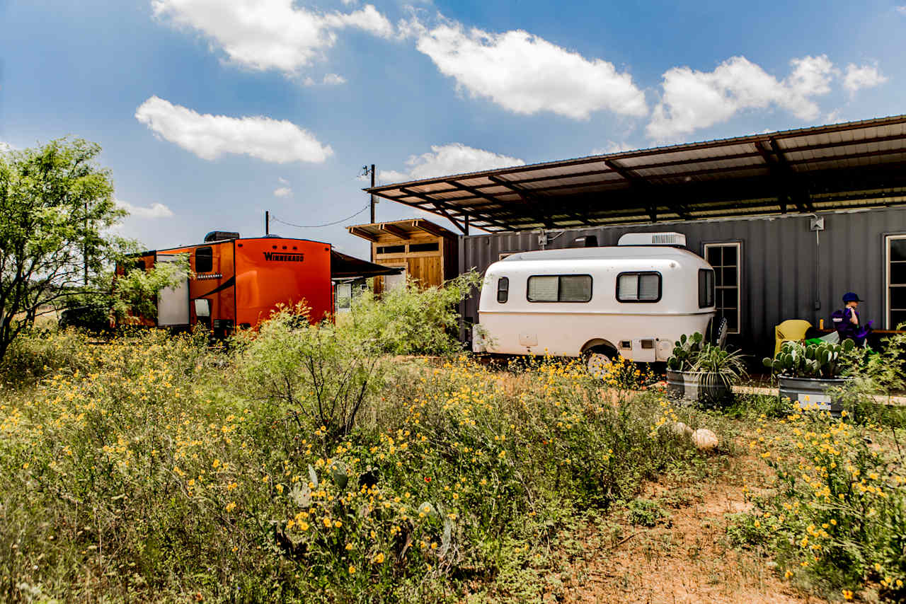 Please note, the white Casita trailer in this picture will be on site in this spot during your stay.  Shout out to Casey Chapman Ross Photography