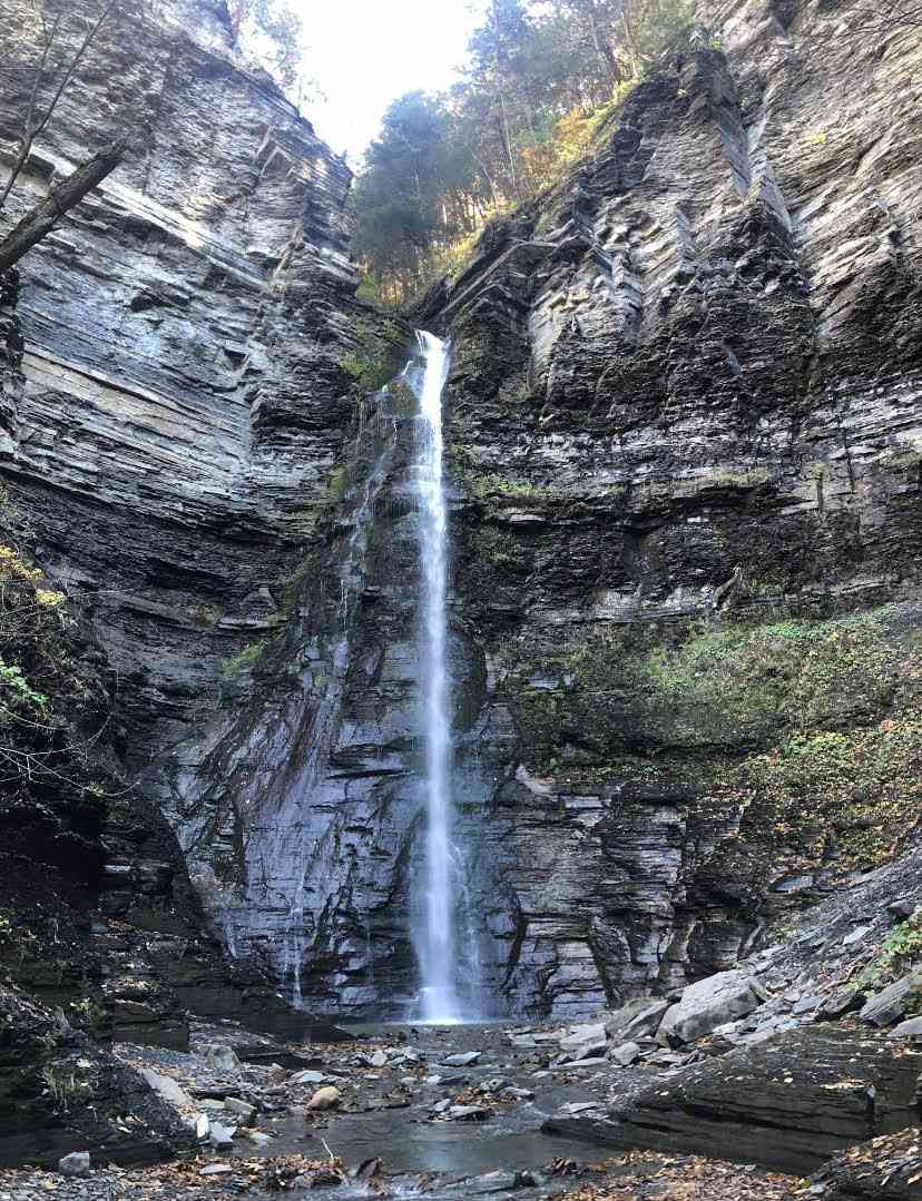 View from Eggleston's Glen Trail, a short ride form the property.