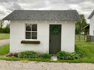 This is the original milk house for our farm.  