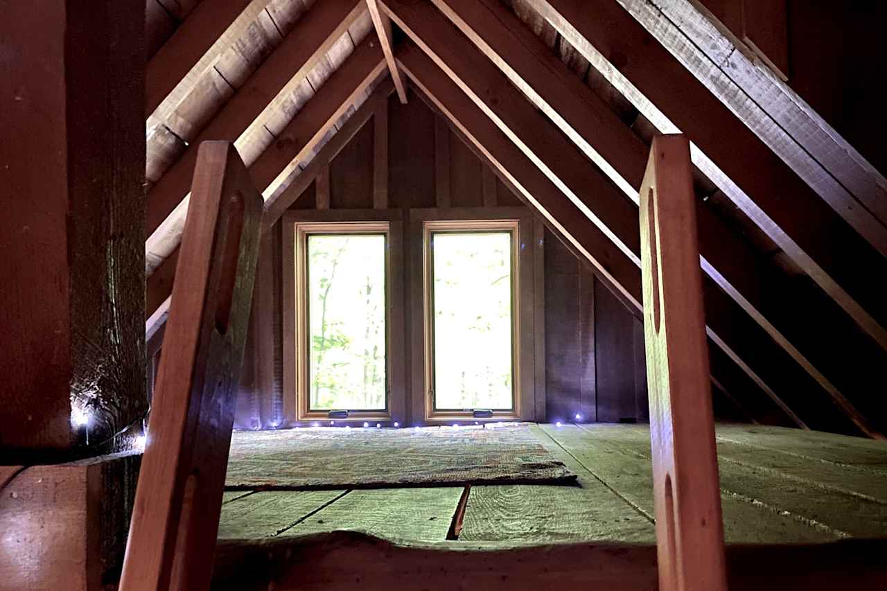 upstairs loft.