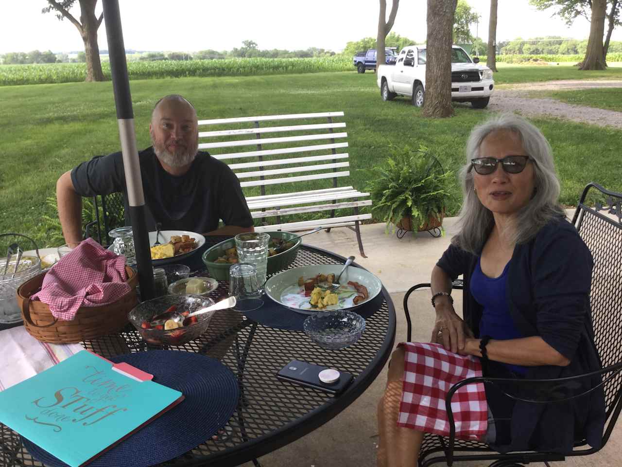 These campers requested to add our Country Style, Truly Homemade Breakfast to their overnight stay.