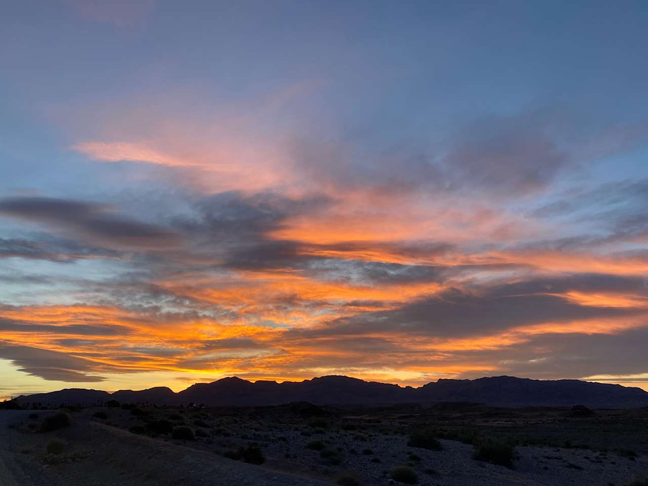 Sunset over Lake Mead