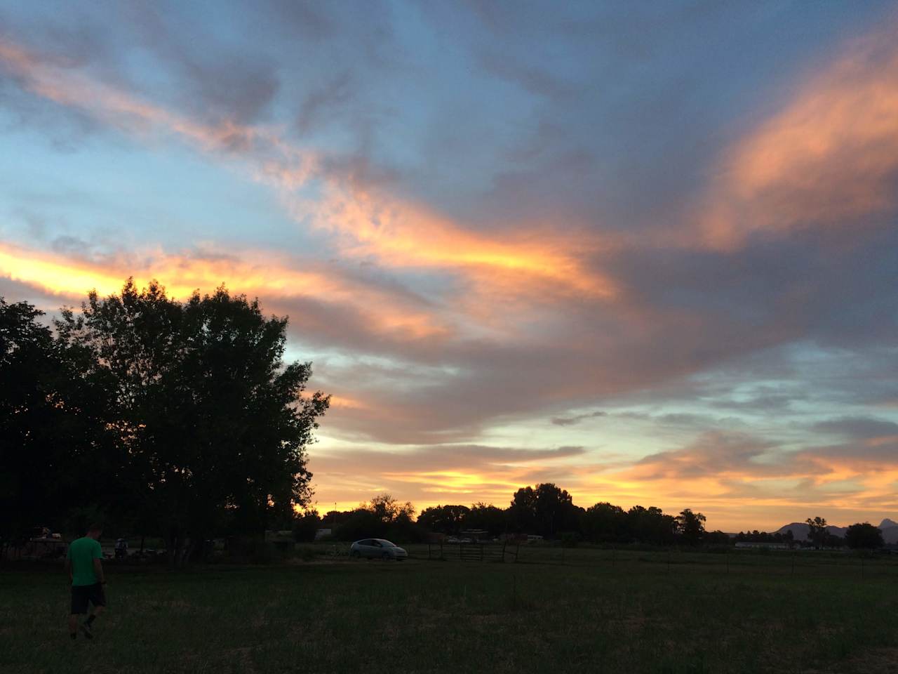 View from campsite