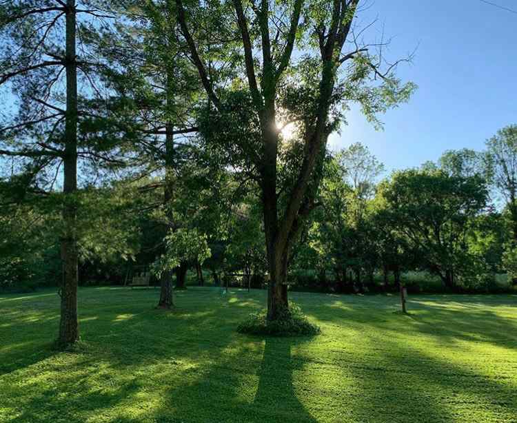 Enjoy the private and family friendly campground.  We love the shade that happens throughout the day! 