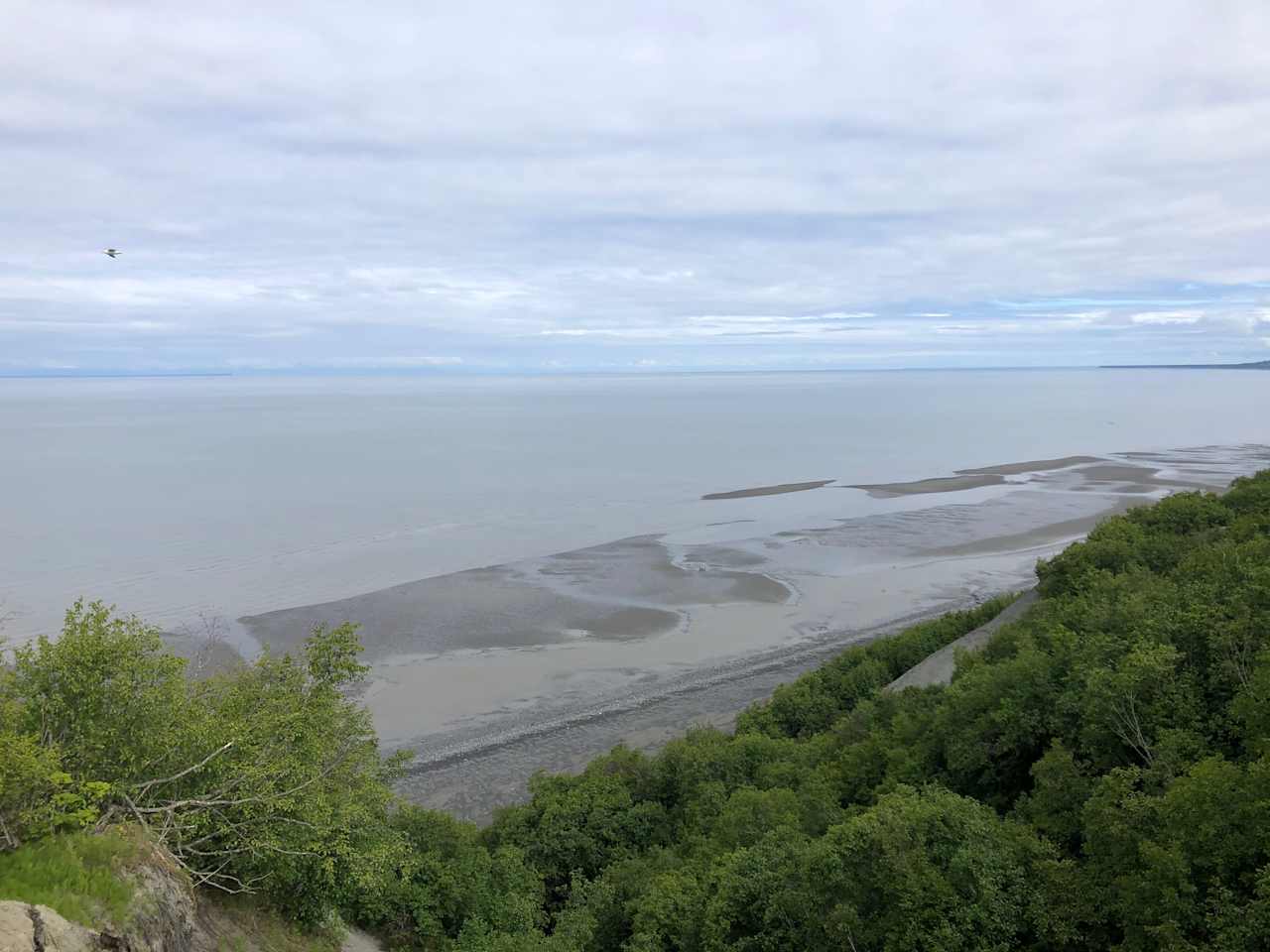 View down to Beach