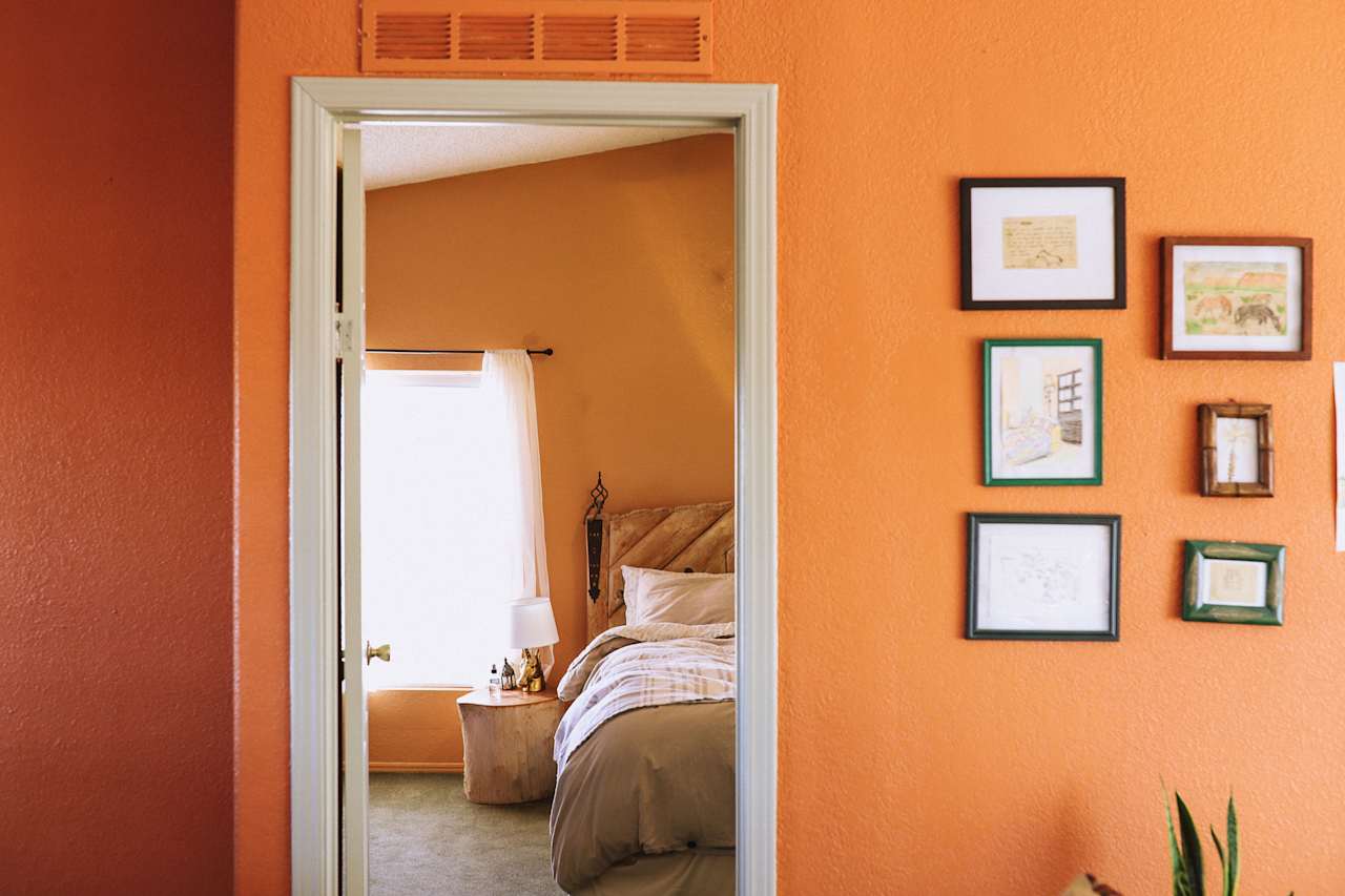 View looking into the master bedroom