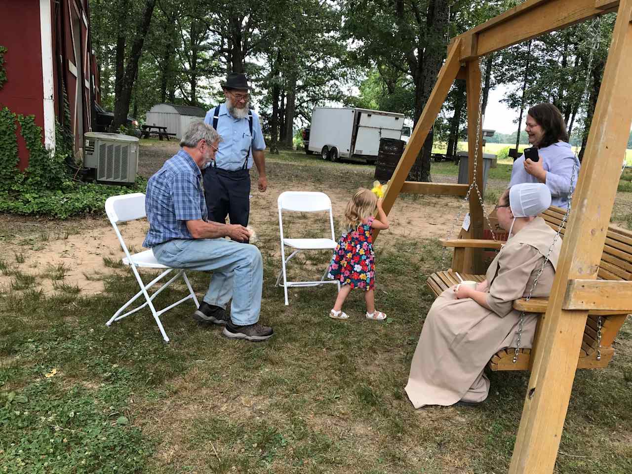 Some farmer's market community members