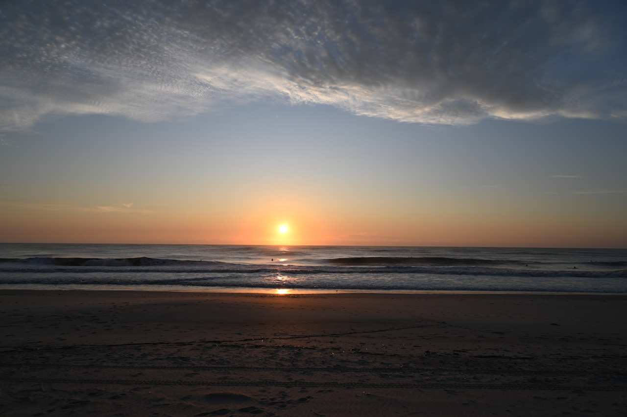 Morning at the beach.