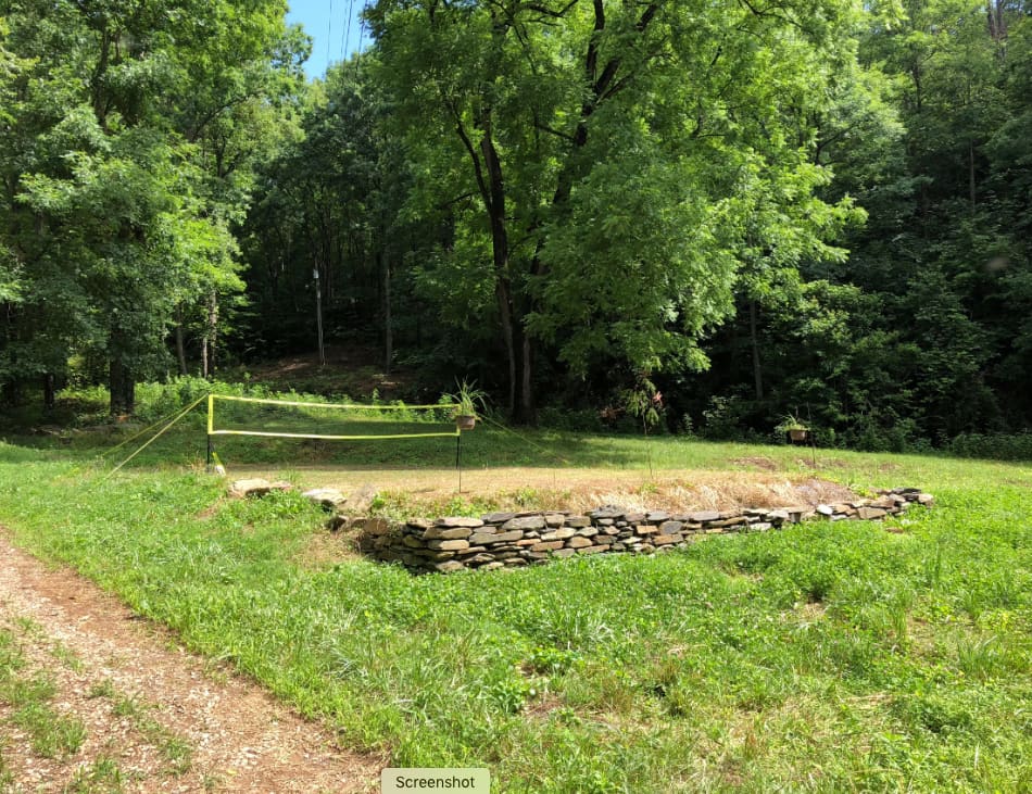 Badminton and Bocce (and, not shown, Horseshoes)