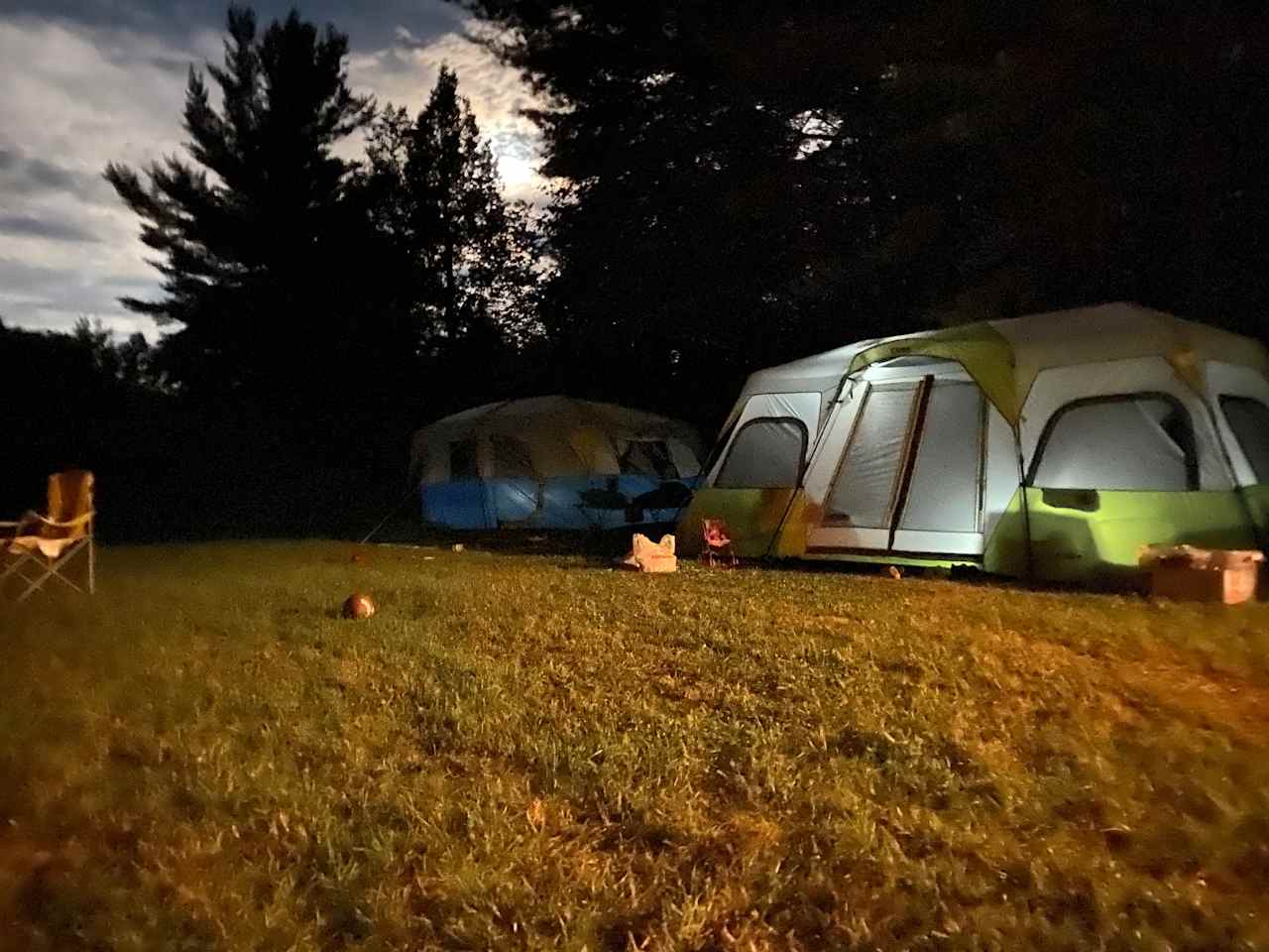 The camping field 