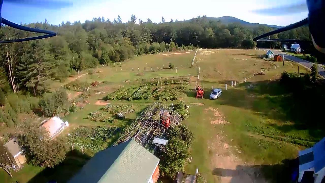 Aerial View of the farm