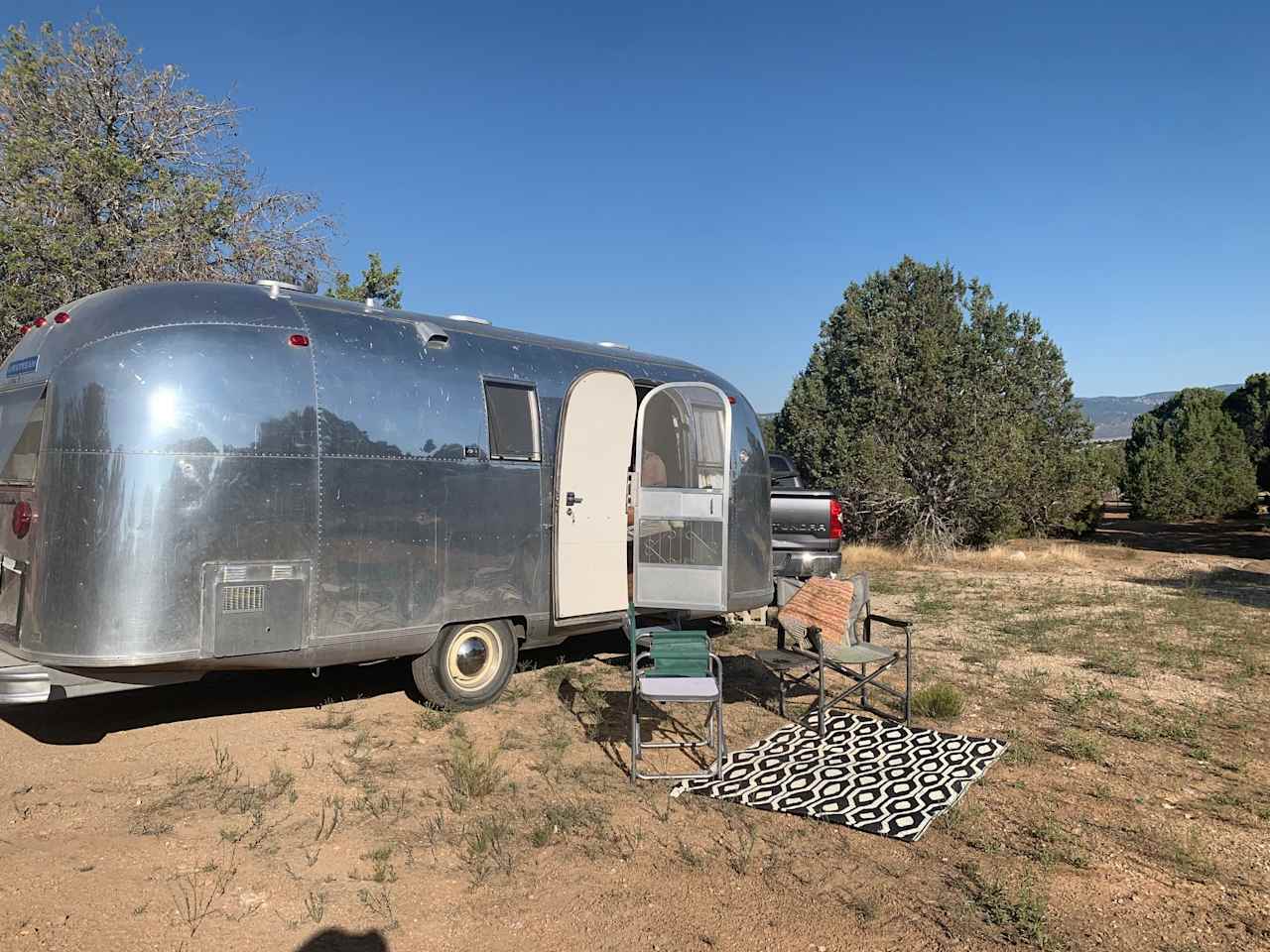 Cindy helped us find a spot for our trailer, which was helpful since we arrived after dark!