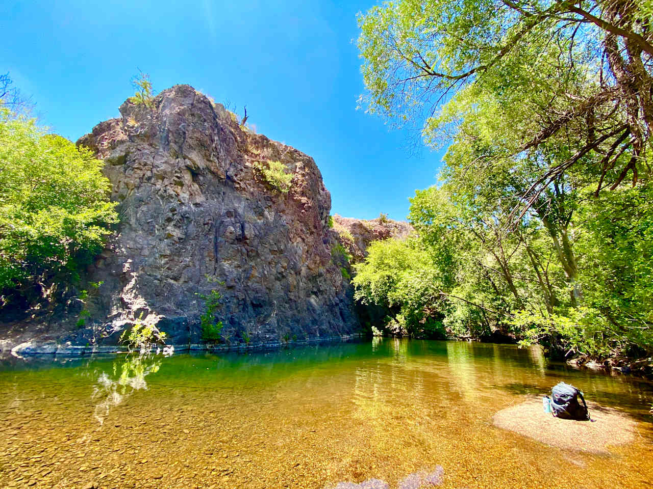 summer swimming holes abound.