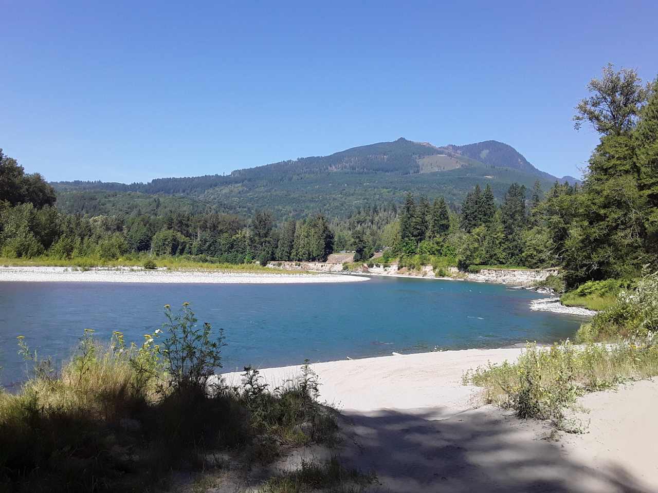 Beautiful walk to Skagit River