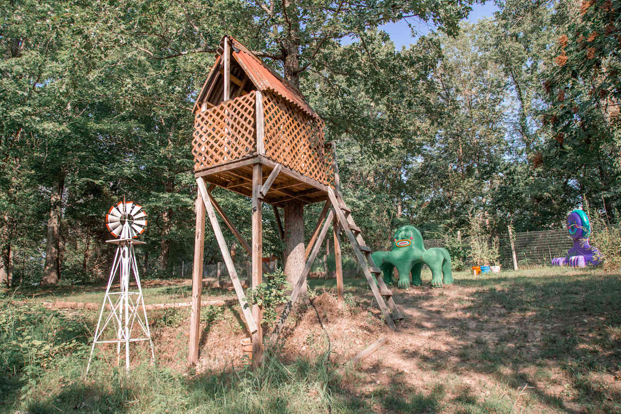 This old treehouse is next on the list for a make-over 