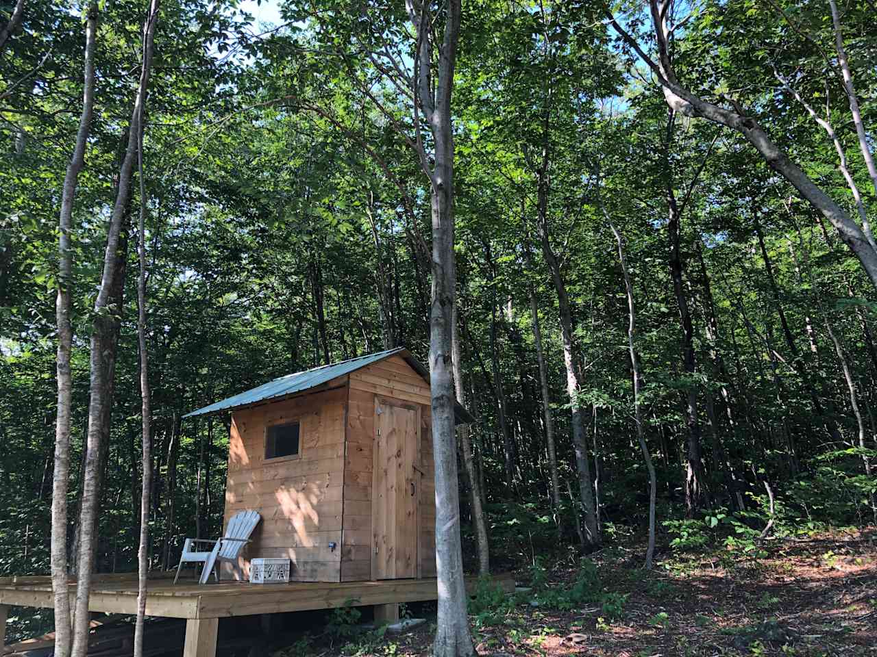 Composting outhouse