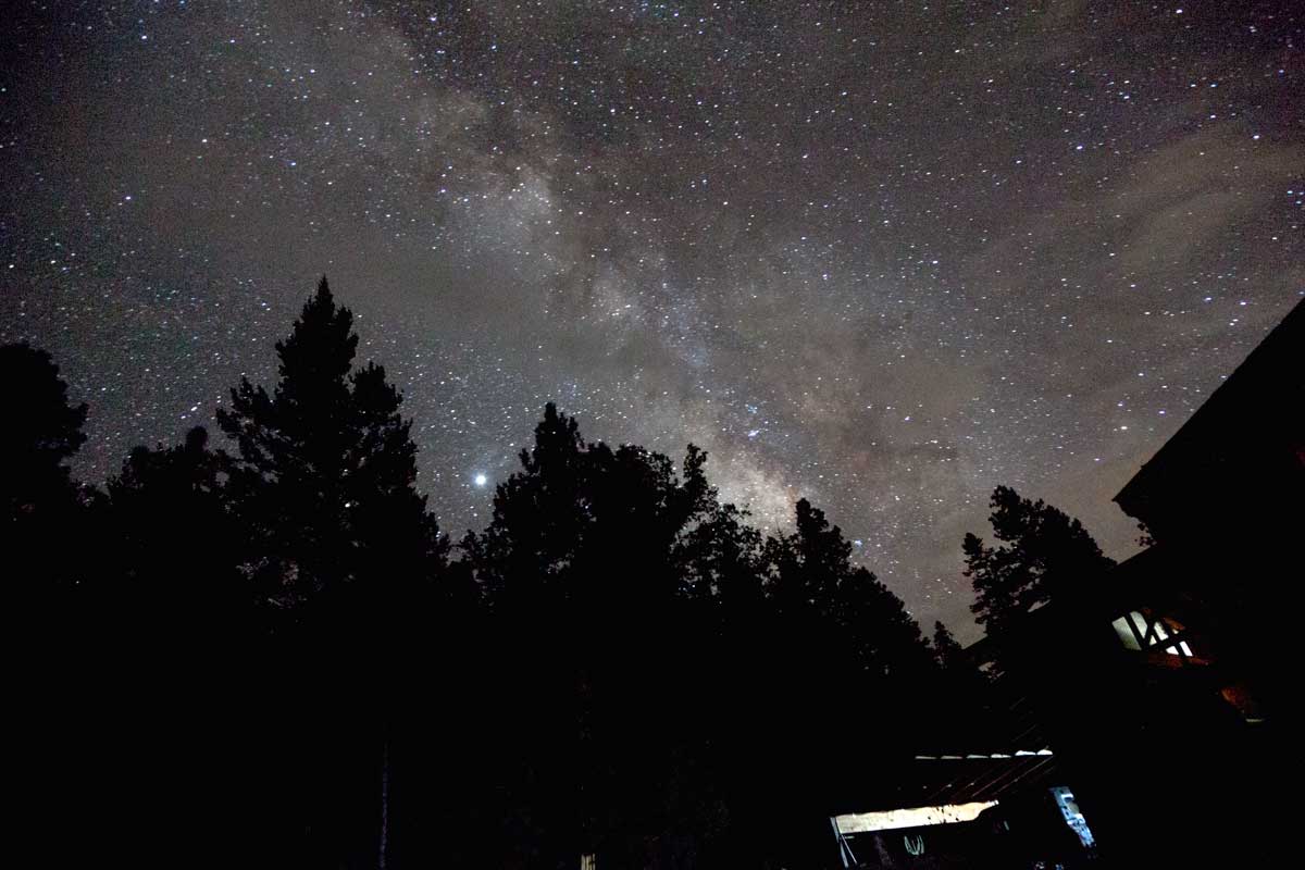 Milky Way clear for takeoff! No light pollution here. Bring your flashlights. Taken on a new moon night.