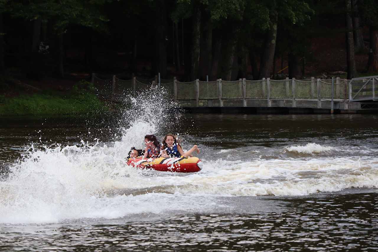 Tubing on Echo Lake!