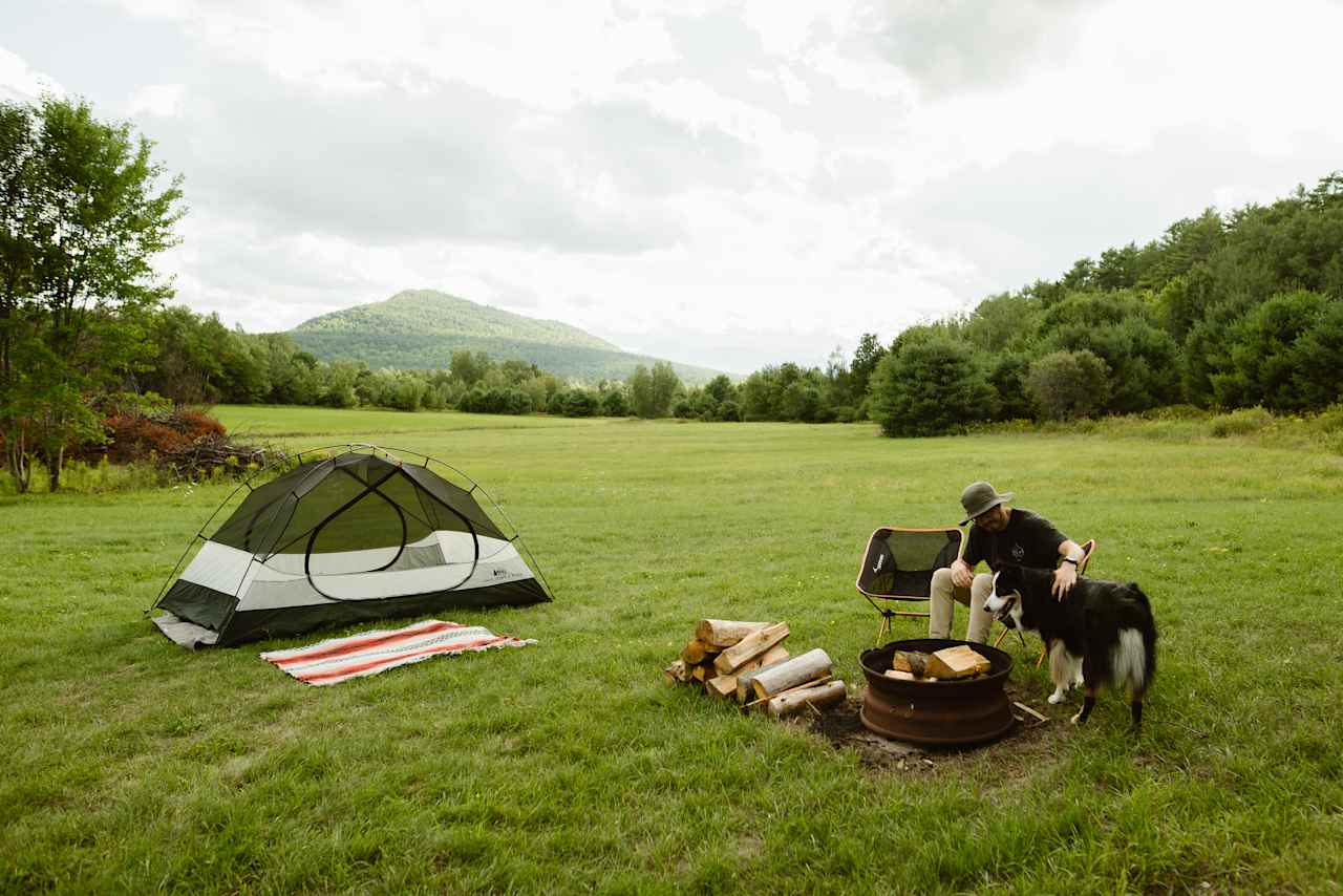 Beautiful views of the Adirondack mountains.