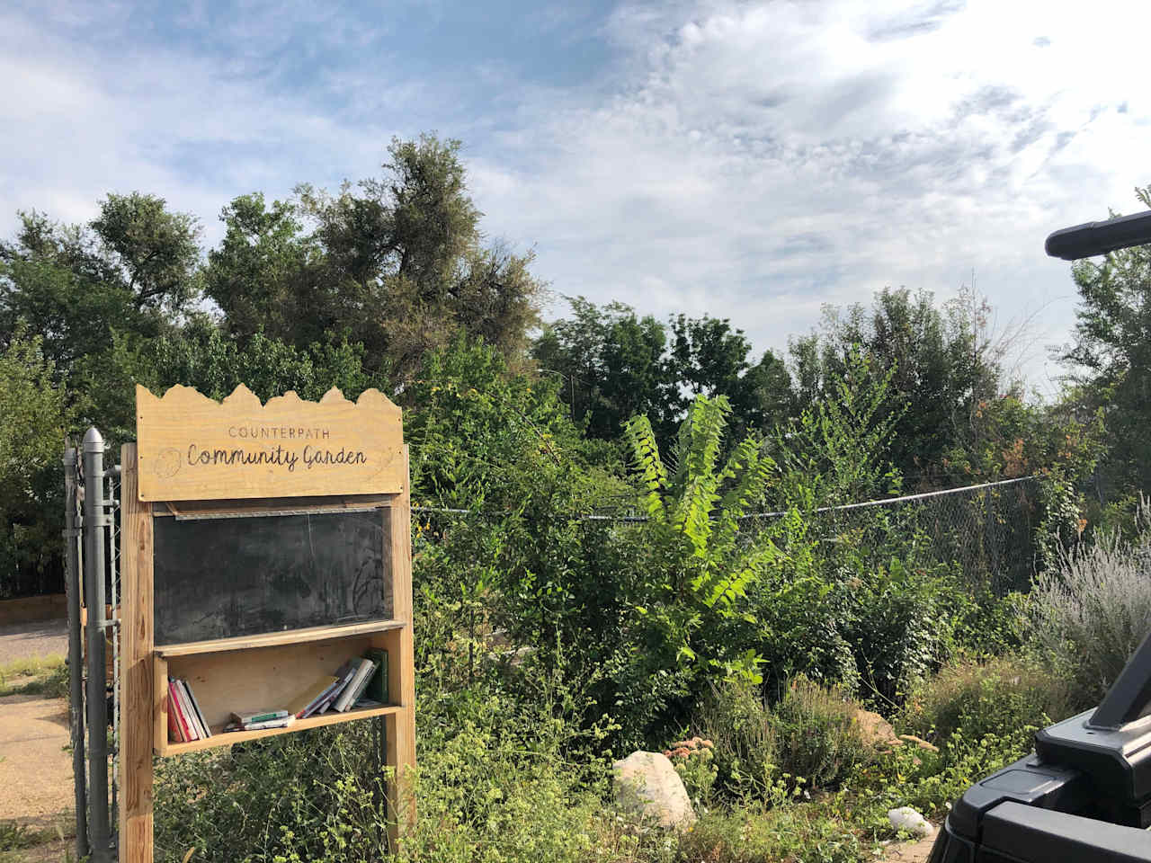 Community garden.