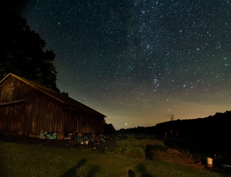 Olga Farm at Night!