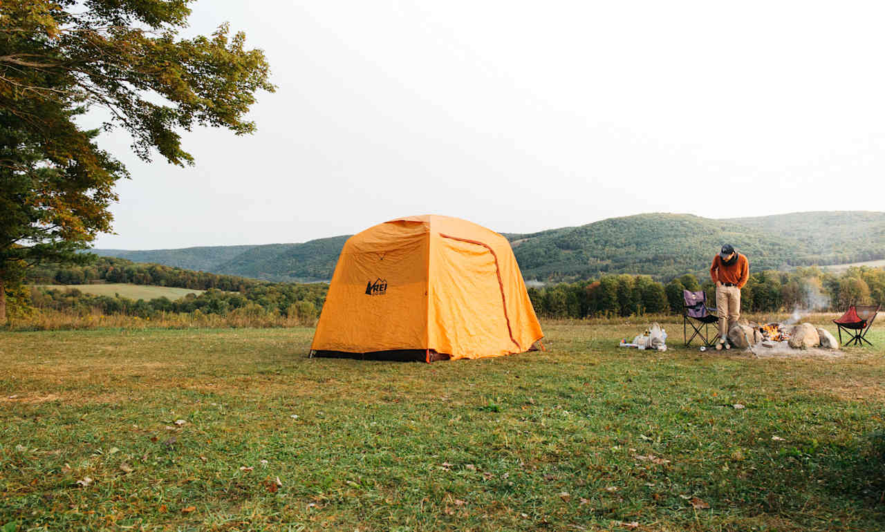 No better place to crawl out of your tent at sunrise.