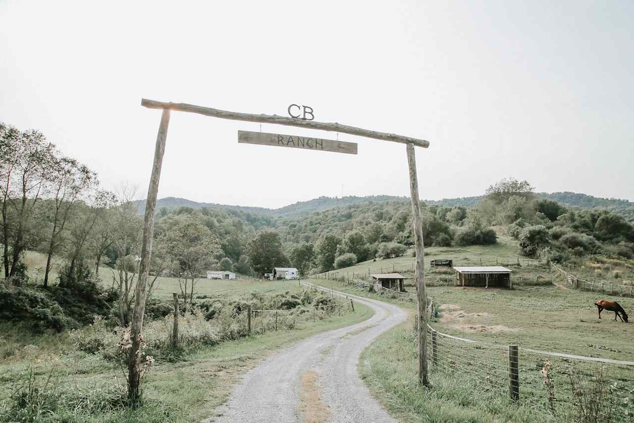 A nice sign helps guests know they are in the right place.