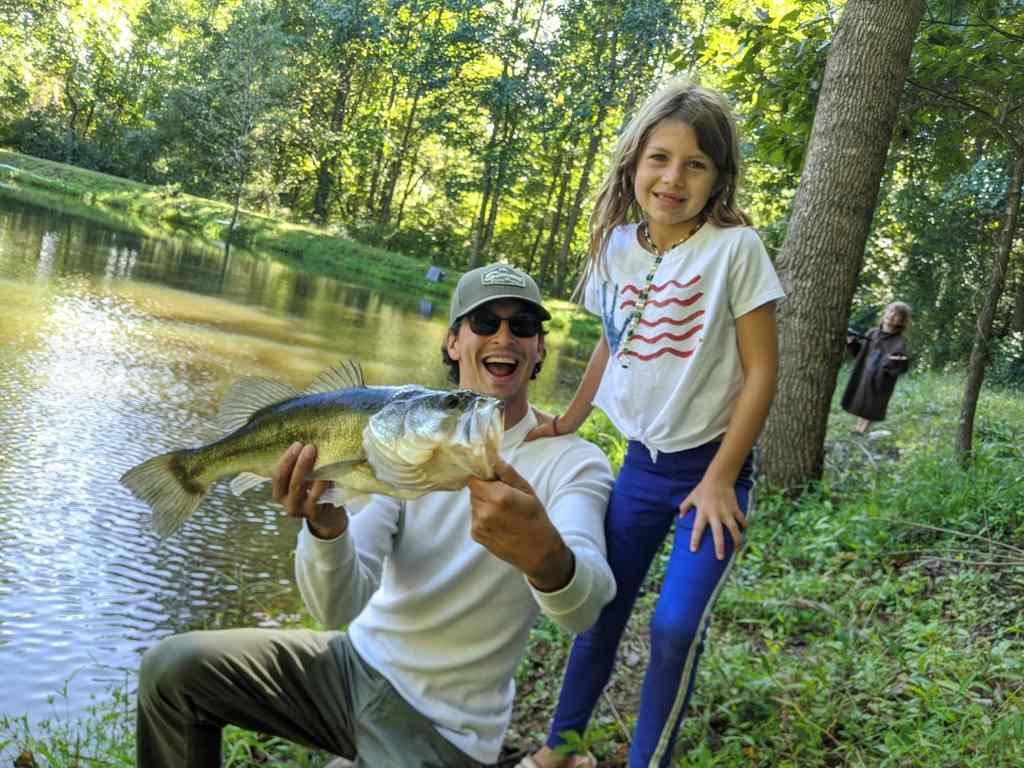 Her first fish, what a story!