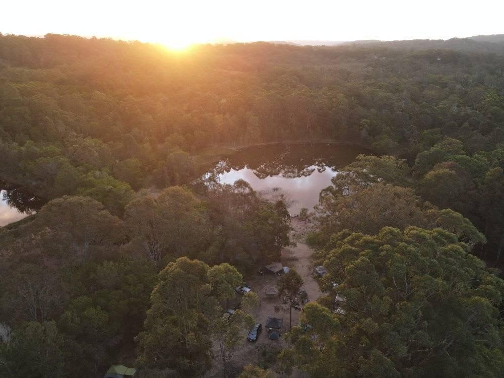 Sunset at the dam