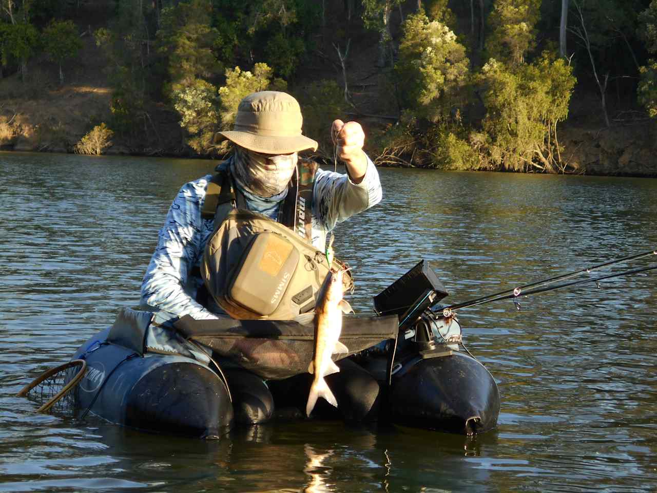 Catfish are fighting fun and easy to catch...if a little tricky to release.