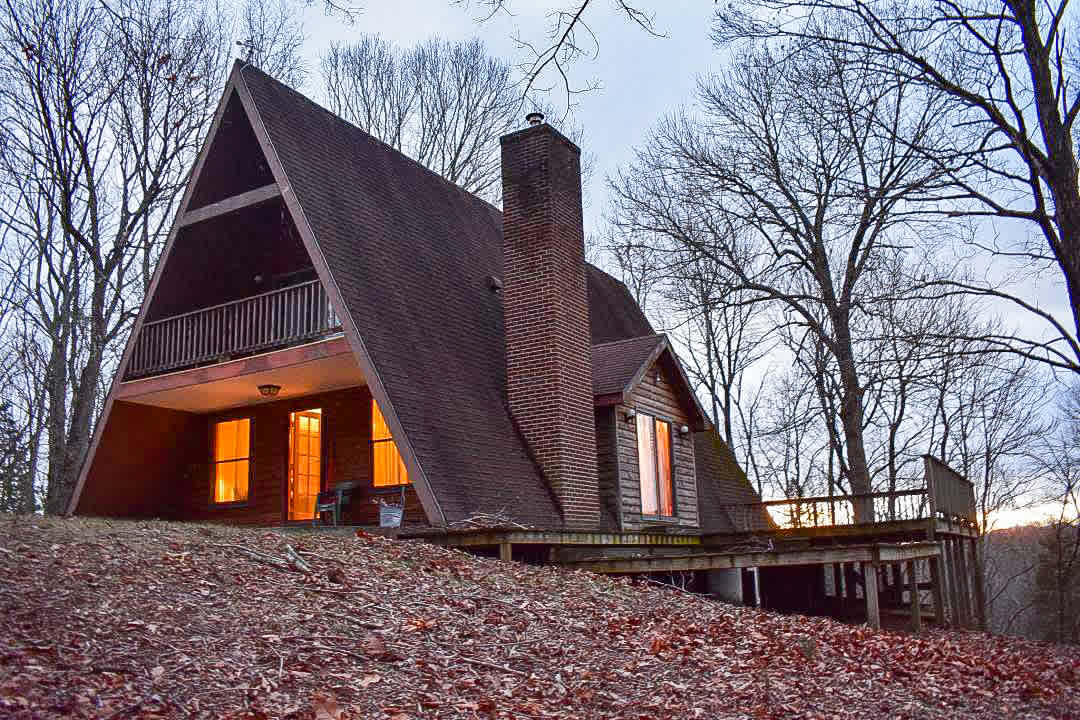 The Triangle House in Fall and Winter