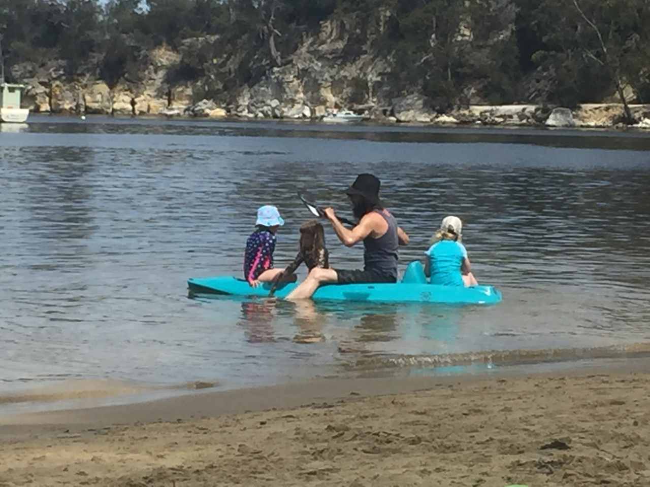 Randalls Bay - a 5 minute drive from the campsite. Kayaks available.