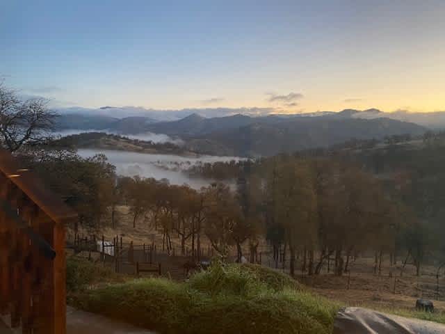 View of the Sierra Foothills where we live