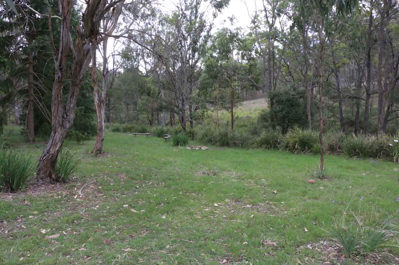 The camping spot