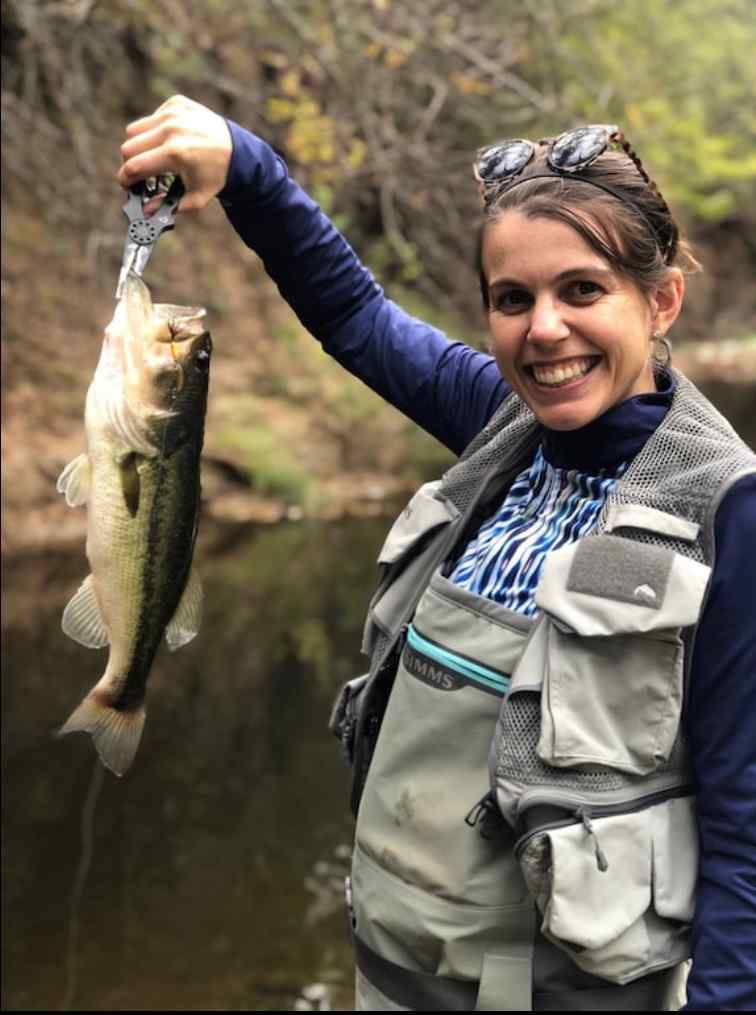 The fishing is best just below the rapids!