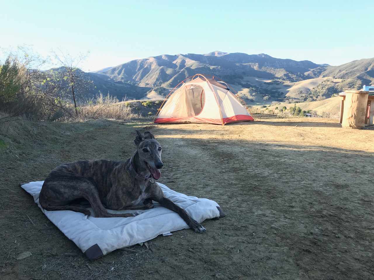 The view from one of the campsites--spectacular!